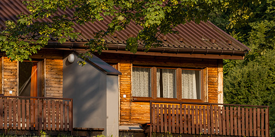 domki w ośrodku wypoczynkowym Bieszczady